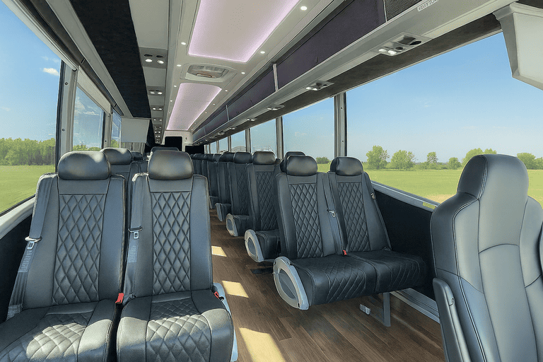 coach bus in St Petersburg