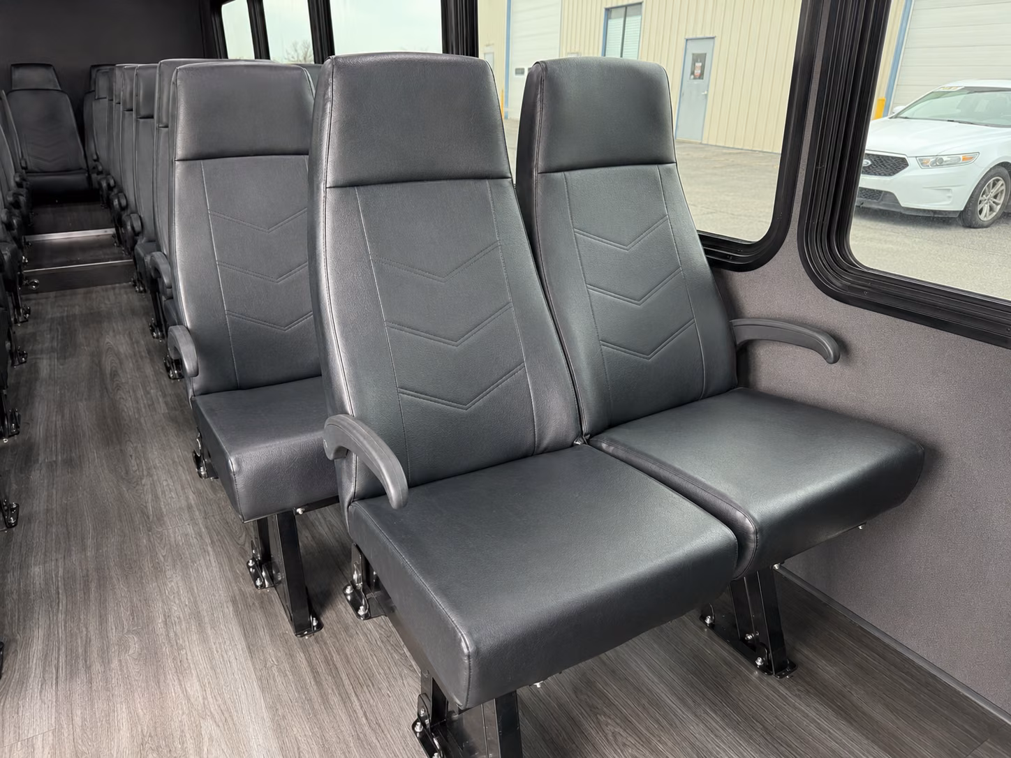 st petersburg 18 passenger minibus interior