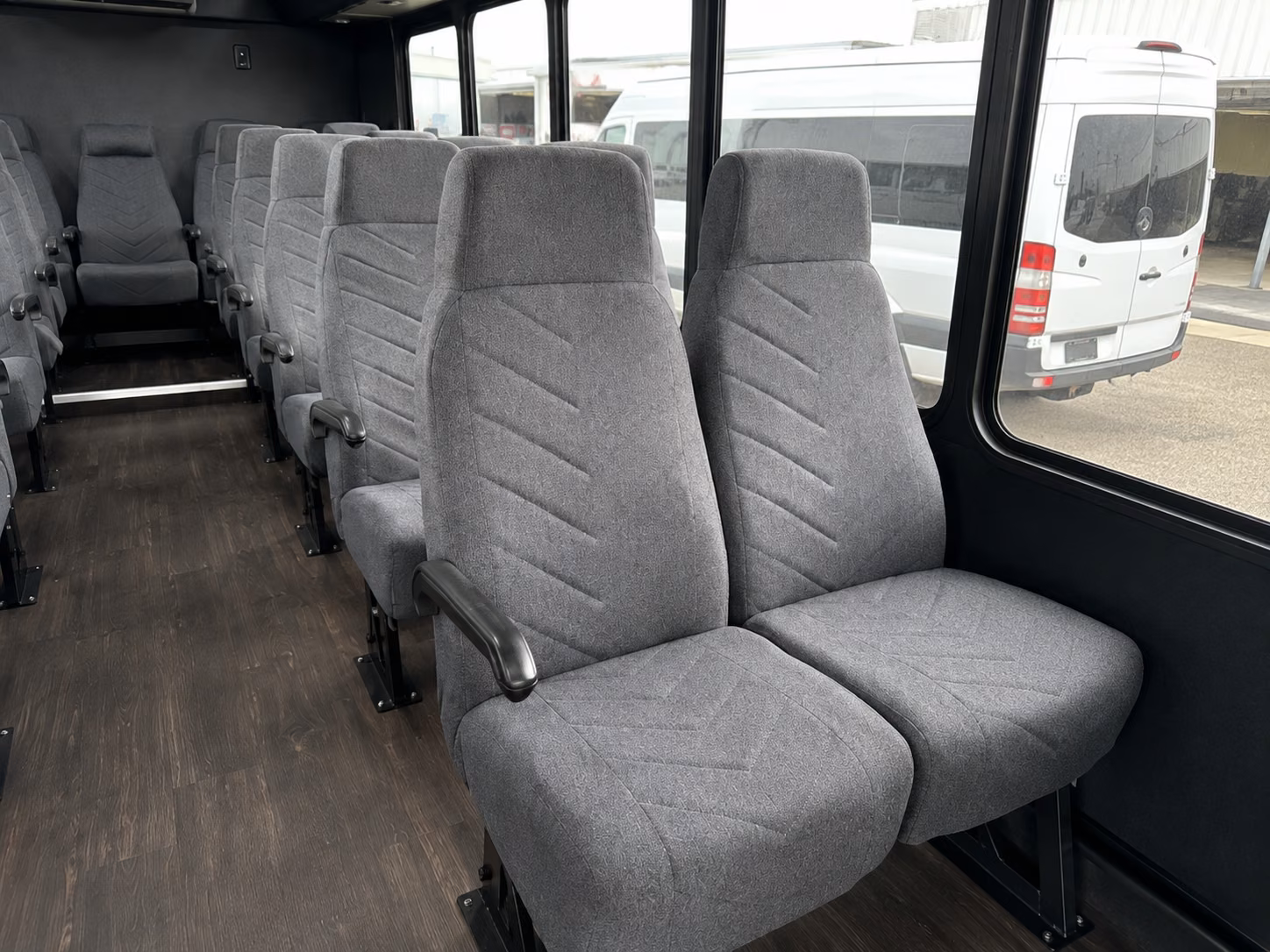st petersburg 20 passenger minibus inside
