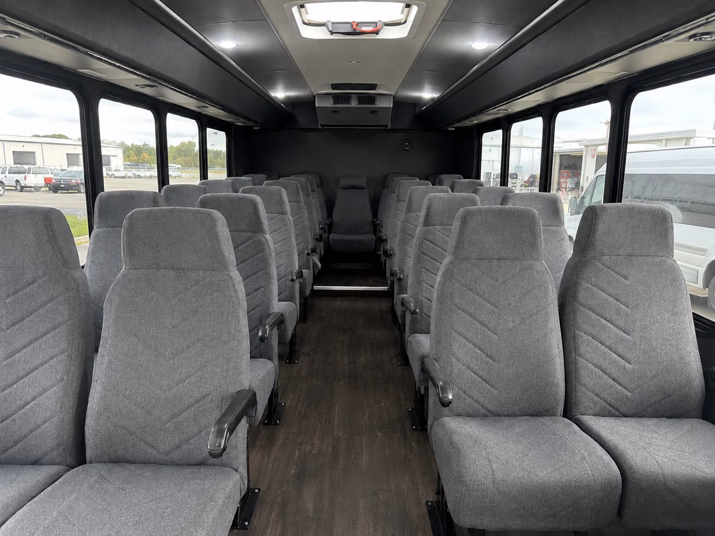st petersburg 20 passenger minibus interior