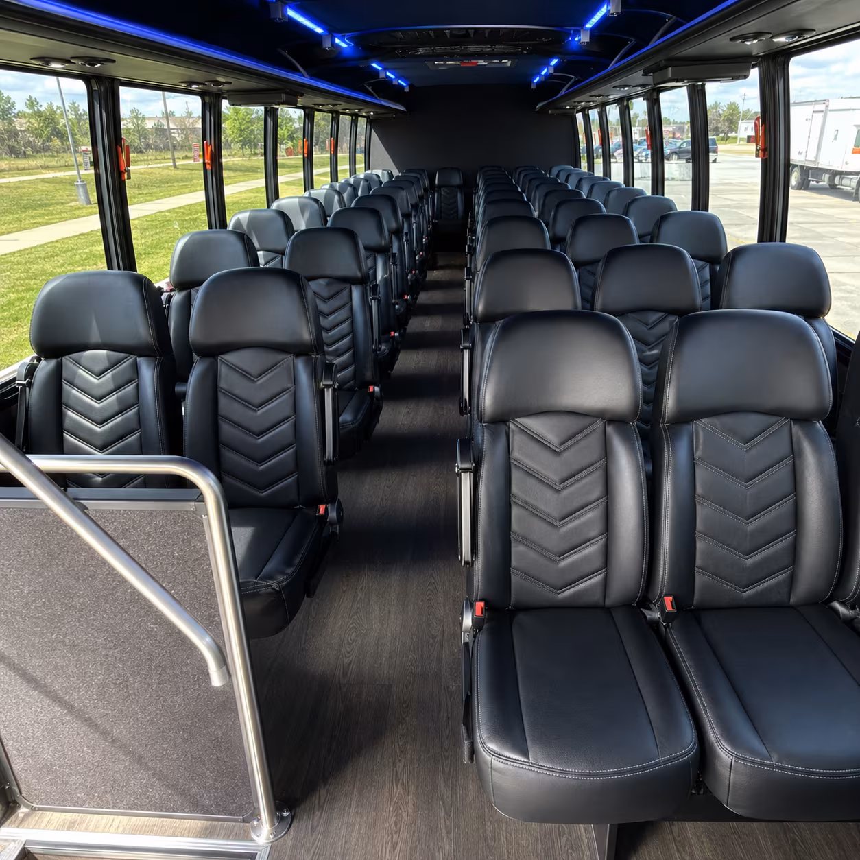 st petersburg 25 passenger minibus interior