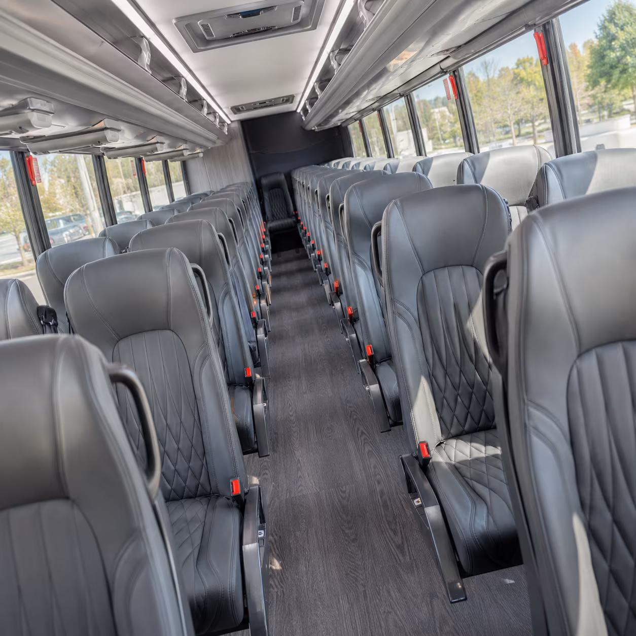 st petersburg 30 passenger minibus inside