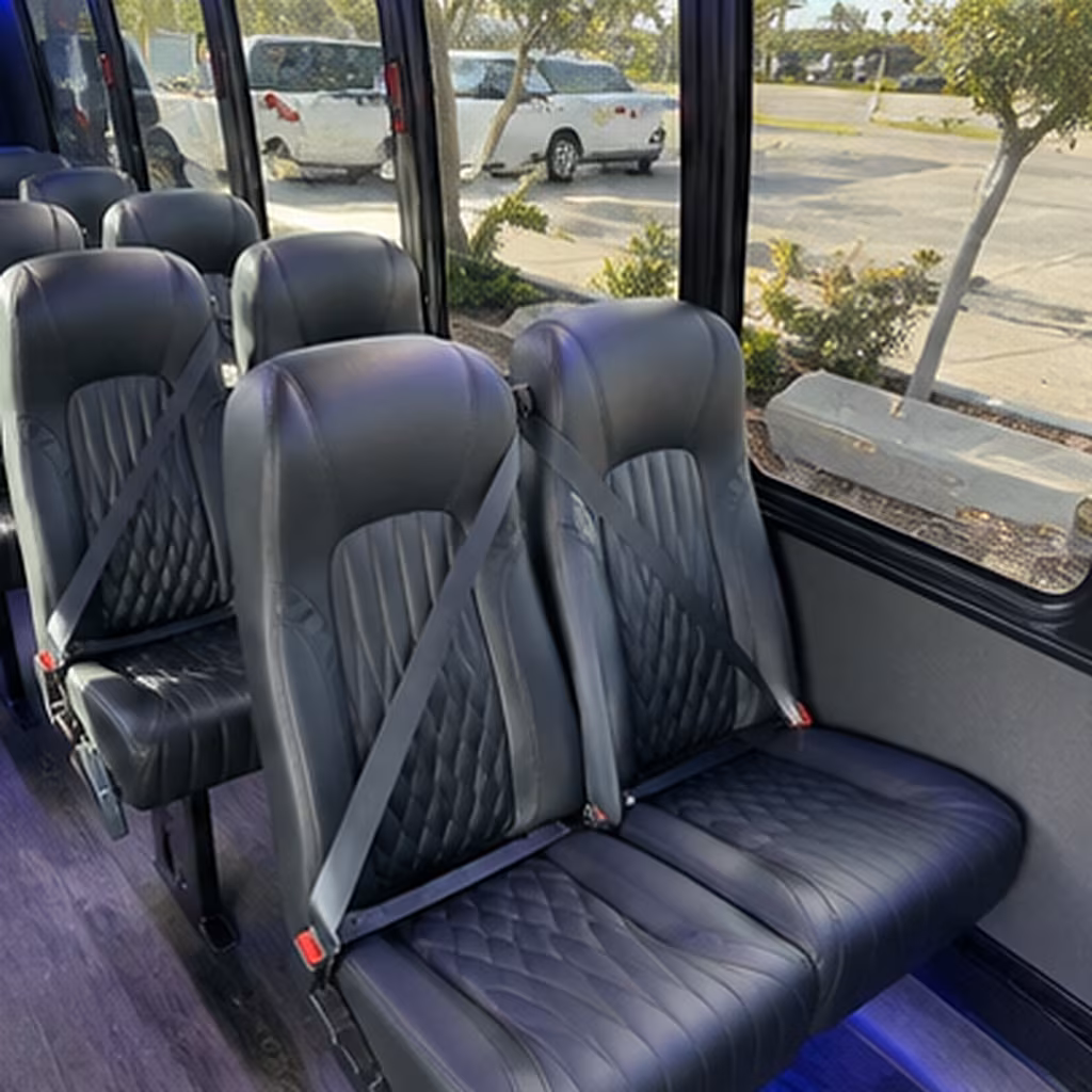 st petersburg 35 passenger minibus interior