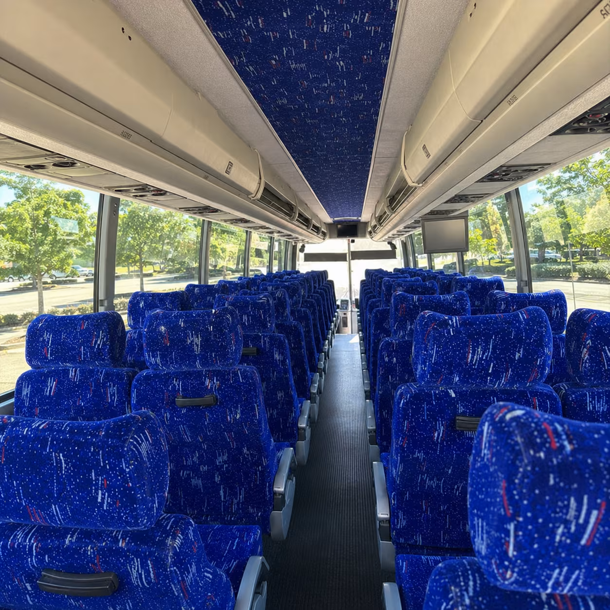 st petersburg charter bus inside